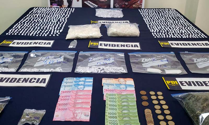 PDI detiene a tres personas que vendían droga en San Fernando