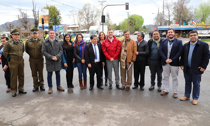 Nancagua: En marcha anhelado semáforo en Cruce Jaramillo-Ruta 90