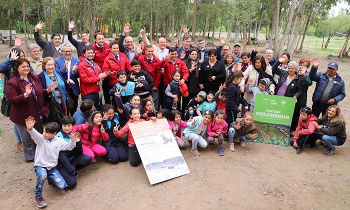 Financiamiento para el diseño del Parque Colchagua en Santa Cruz