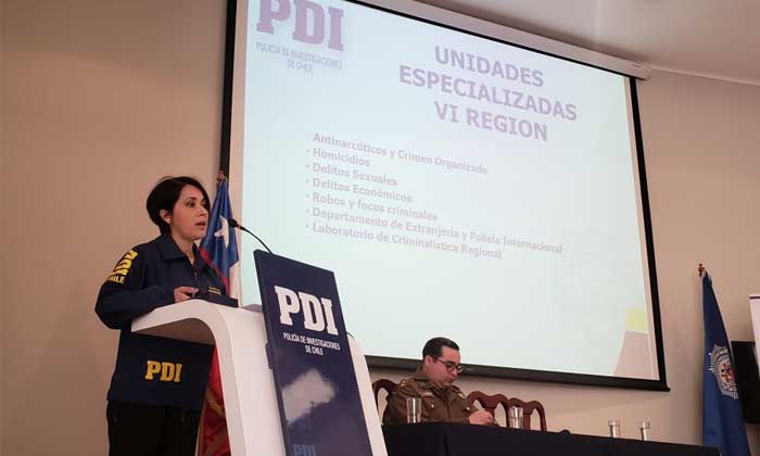 PDI participa en seminario para adultos mayores en Rancagua