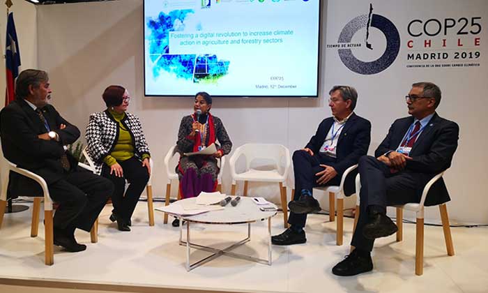 Director nacional de INIA en COP25: “las tecnologías deben ser creadas con los agricultores”