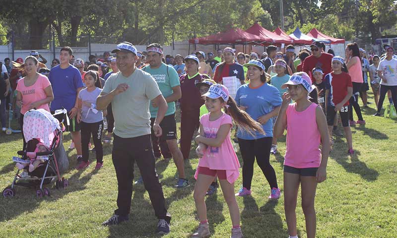 Corrida familiar fomentó la paz y el deporte en Rancagua