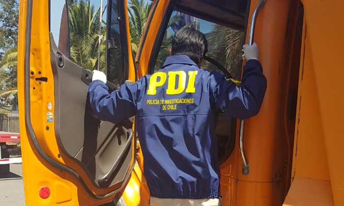 PDI recupera dos camiones tolva sustraídos en San Felipe