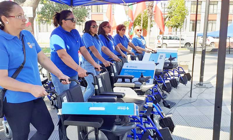 Rengo primera ciudad en Chile que decidió entregar más de 130 sillas de ruedas especializadas
