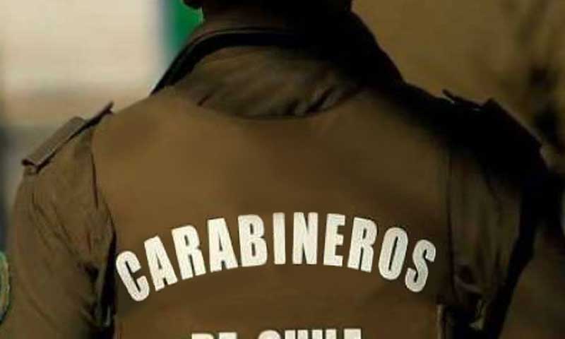 carabineros de espalda