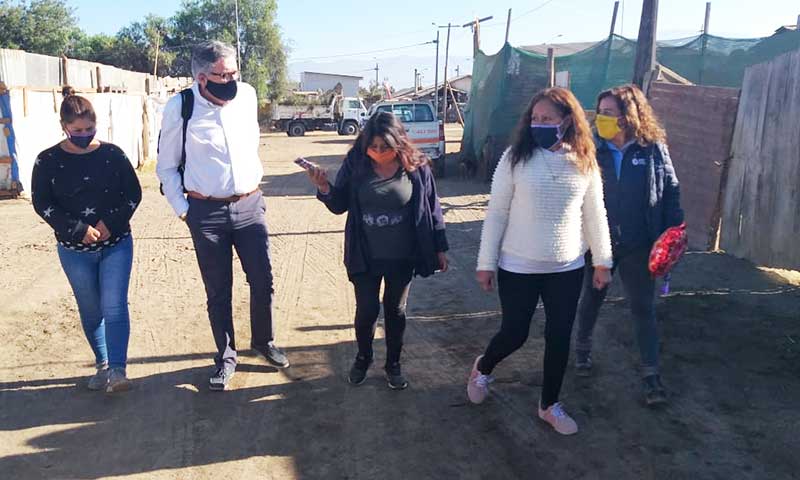 Se refuerza plan de desinfección municipal en campamentos de Rancagua
