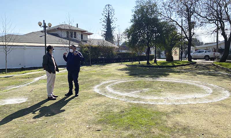 Municipio de San Fernando entrega terrenos para mejoramiento de la plaza Villa Marista