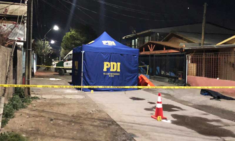 PDI investiga homicidio ocurrido en población Santa Filomena de Rancagua