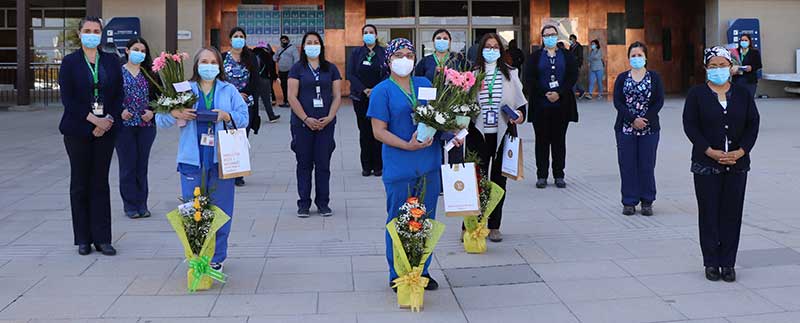 Hospital Regional homenajeó a funcionarios que cumplieron 30 años de servicio