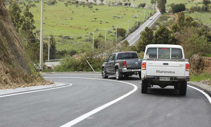 MOP O'Higgins inspecciona caminos en zonas apartadas de comuna de Navidad