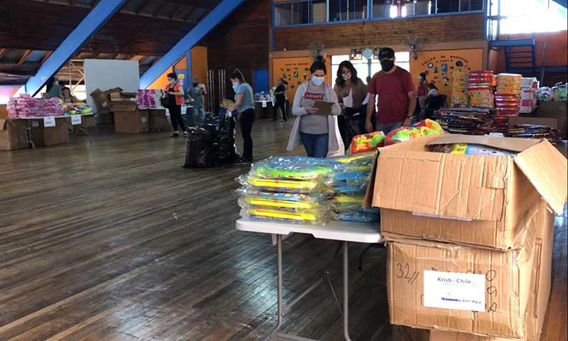Municipalidad comienza entrega de juguetes a organizaciones sociales de Rancagua