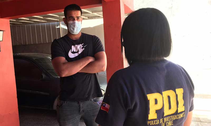 PDI efectúa fiscalizaciones a hostales en San Fernando