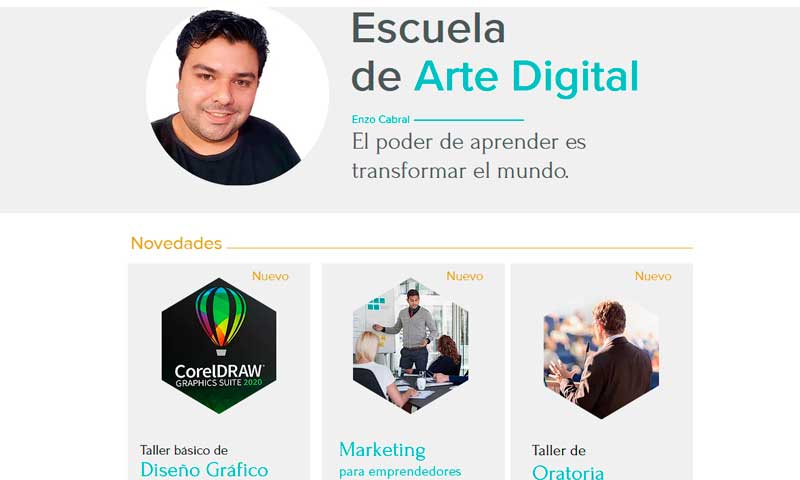 Universitarios lanzan una Escuela Arte de Digital online y gratuita