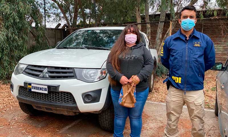 Recuperan en Rancagua camioneta robada en violento asalto a familia santiaguina