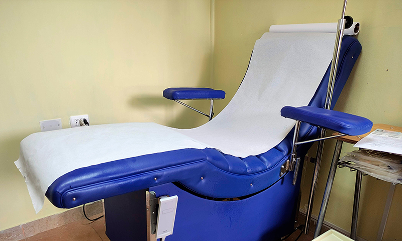 Con nuevos sillones de extracción el Hospital de Rengo recibe a sus donantes de sangre