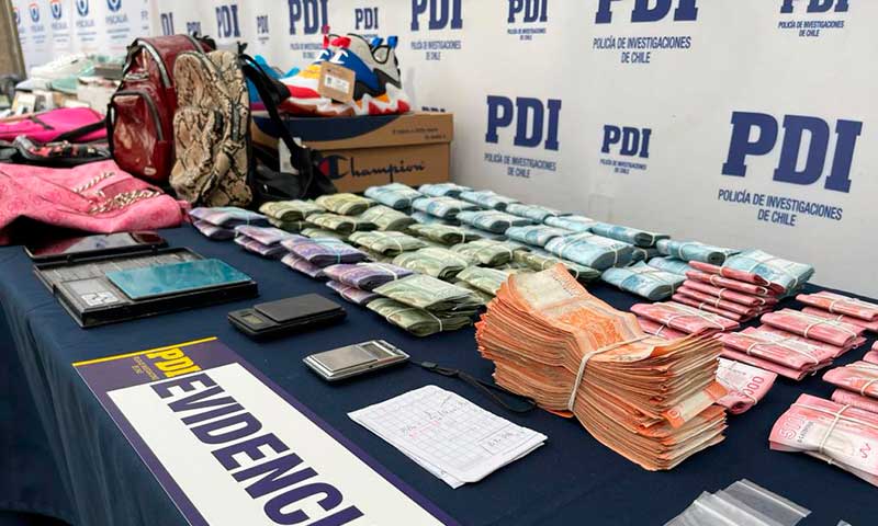Masivo operativo policial logra 4 detenidos y cerca de $35 millones en Rancagua