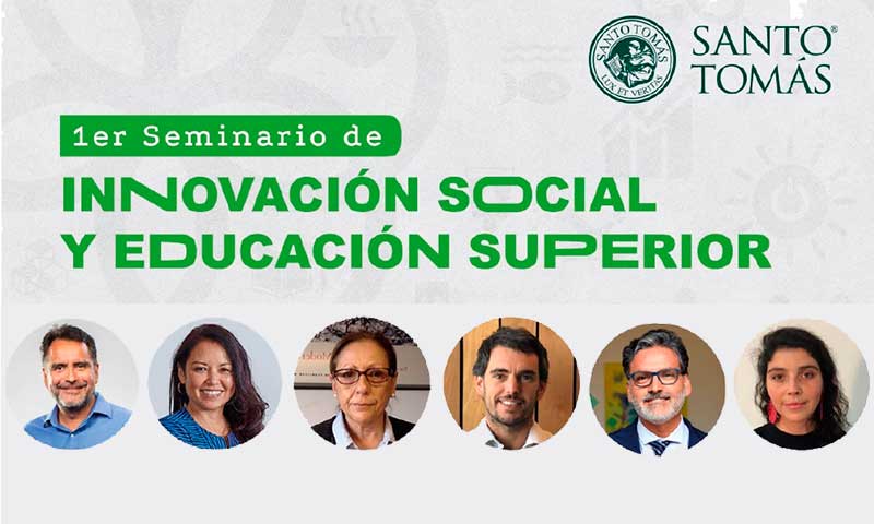 Santo Tomás invita al primer seminario de Innovación Social y Educación Superior