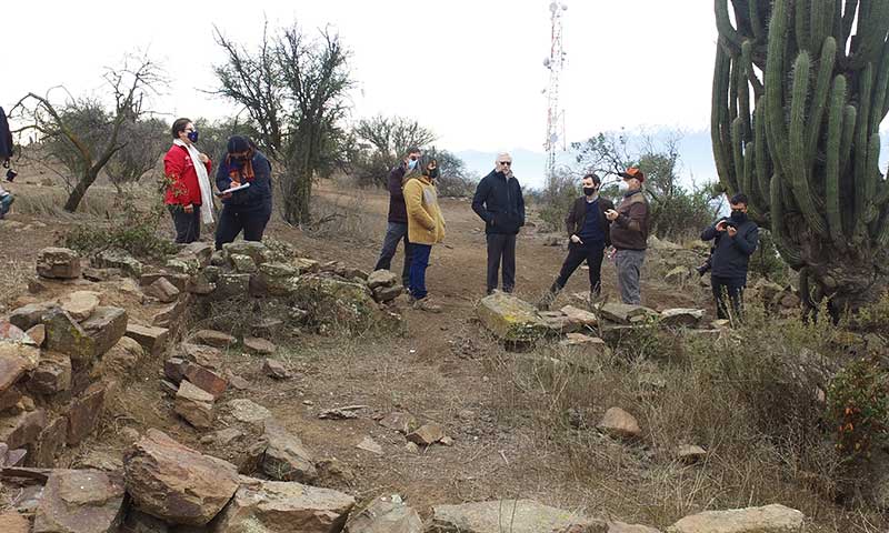 Subsecretario del Patrimonio visita Pukara de Cerro La Compañía de Graneros