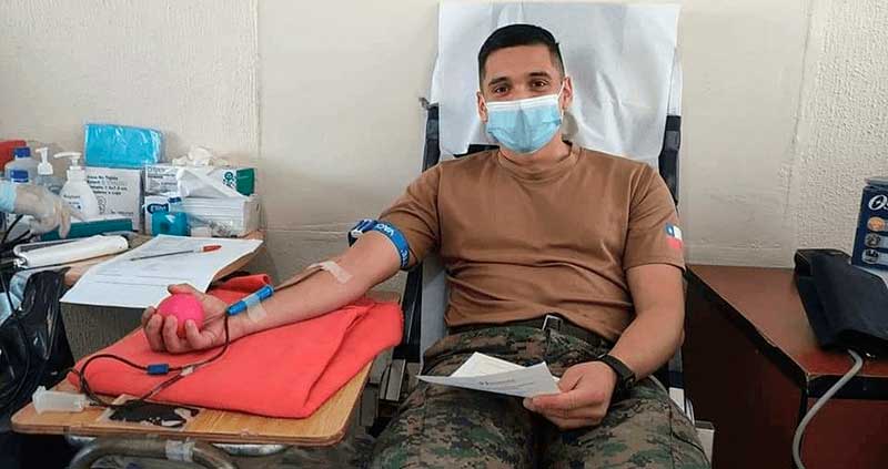 Brigada de Aviación del Ejército dona sangre al Hospital de Rengo
