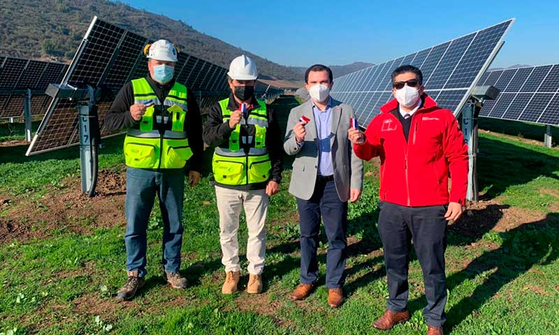 Inauguran parques solares fotovoltaicos en Chimbarongo y San Vicente