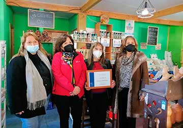 Autoridades regionales del Sernameg y Minmujer visitan centro de la mujer de Pichilemu