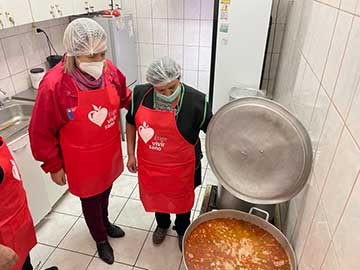Comienza entrega de alimentos saludables a 34 ollas comunes de la Sexta Región