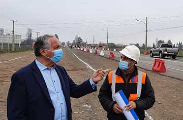 Llaman a la paciencia para próximos meses por obras de construcción doble vía Carretera El Cobre