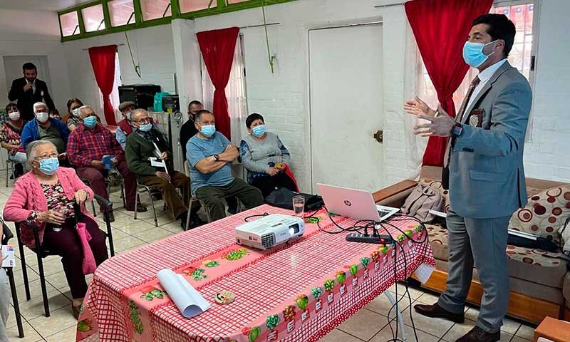 PDI entrega consejos para evitar ser víctimas de delitos a adultos mayores de Rancagua