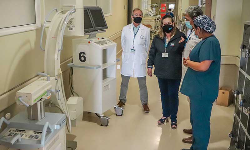 Nuevo equipo de Rayos X potenciará el trabajo en pabellones quirúrgicos del Hospital Regional Rancagua