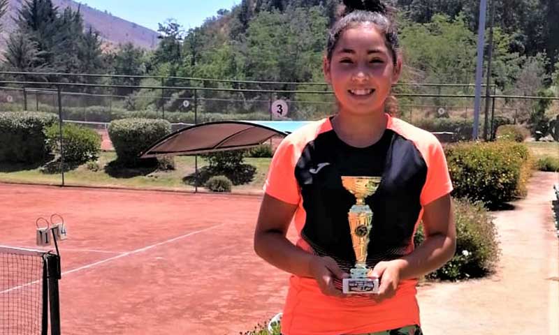 Tenista rancagüina Mikal Guerra fue campeona del torneo G-2