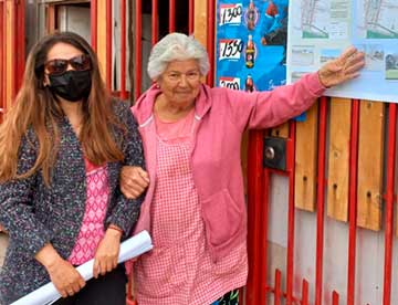 Vecinos del barrio Manuel Rodríguez de Rancagua eligen plan maestro con votación puerta a puerta
