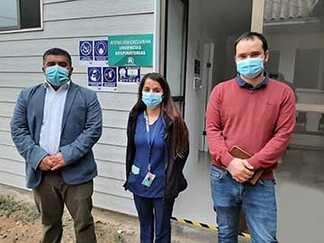 Cesfam de Las Cabras cuenta con nuevo módulo para la atención de urgencias respiratorias