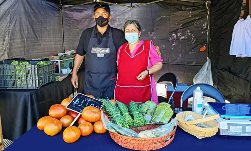 Con positiva respuesta de la comunidad comenzó a funcionar el Mercado Campesino en Marchigüe