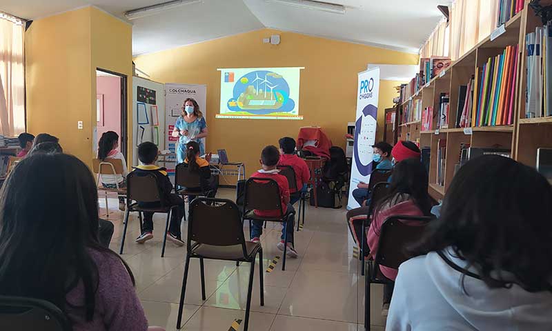 Durante 2021 Pro O'Higgins y Tinguiririca Energía promovieron la educación ambiental en escuelas de San Fernando