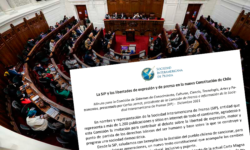 La SIP pide a Chile garantizar la libertad de prensa en la nueva Constitución