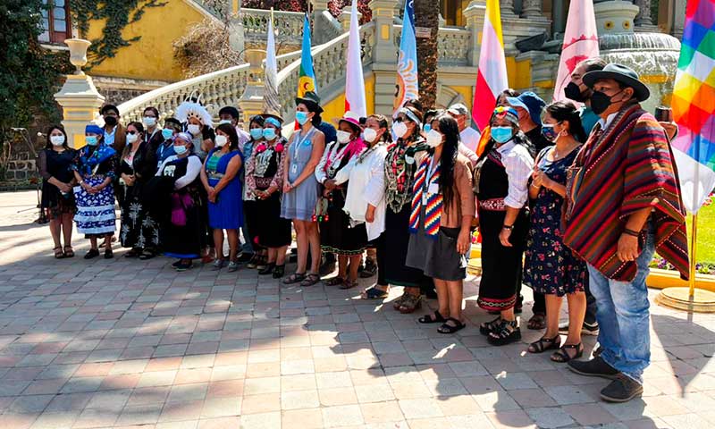 Con ceremonia en Cerro Huelen la Convención Constitucional lanzó proceso de Consulta Indígena