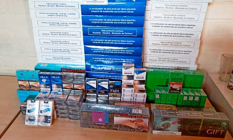 En fiscalización Carabineros incautó 612 cajetillas de cigarrillos de contrabando en Rancagua