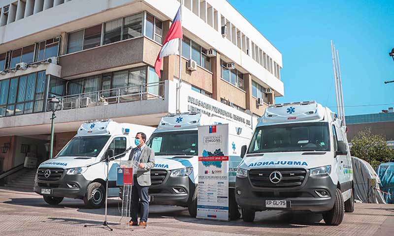 Red Asistencial de O’Higgins cuenta con nuevas ambulancias para el traslado de pacientes
