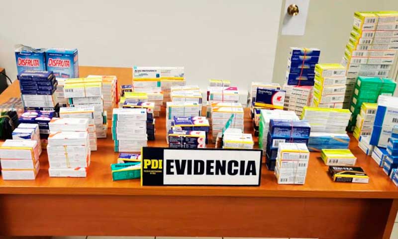 Extranjero vendía medicamentos en feria libre de San Fernando