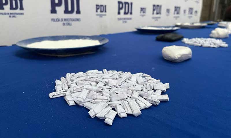 PDI detuvo a tres personas por tráfico de drogas en el sector nororiente de Rancagua