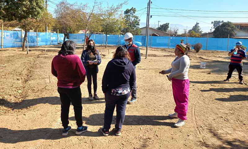 Inician obras de mejoramiento de área verde villa La Ribera de Rancagua