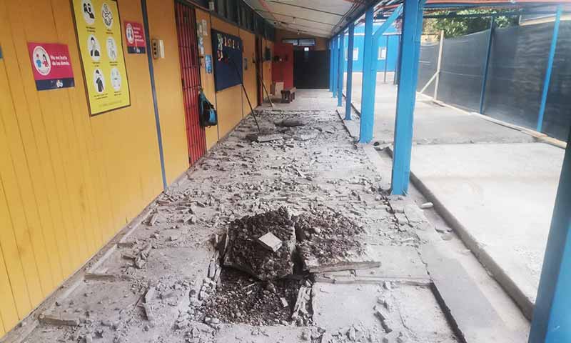 Inician trabajos de mejoramiento de Escuela Jorge Errázuriz de Los Olmos en Palmilla