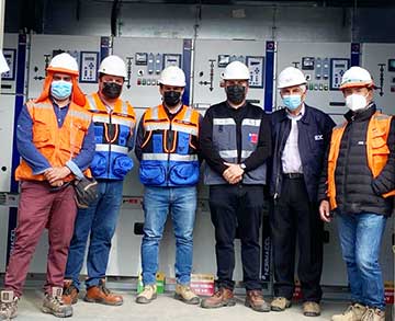 Autoridades de energía verifican estado de avance de obras de Subestación Graneros de CGE Transmisión