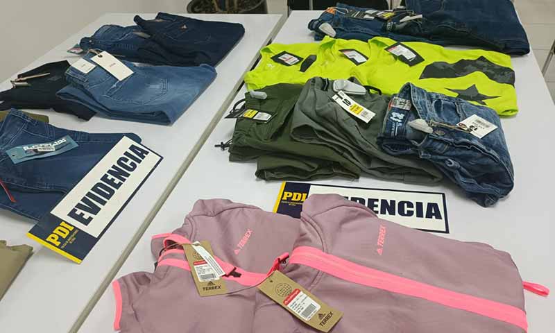PDI detuvo a dos mujeres que vendían prendas robadas a tienda de San Vicente