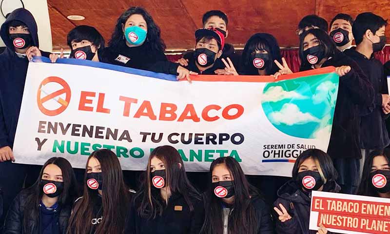 Seremi de Salud promueve vida libre de tabaco en escolares de la comuna de Rancagua