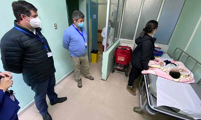 Servicio de Salud O’Higgins supervisa funcionamiento Urgencia Pediátrica del Hospital de Rengo