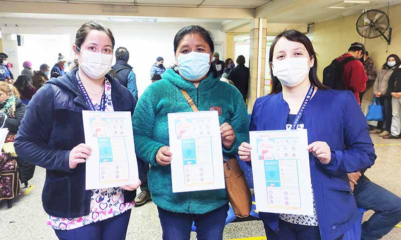 Enfermeras del Hospital de Rengo llaman a prevenir la Hepatitis