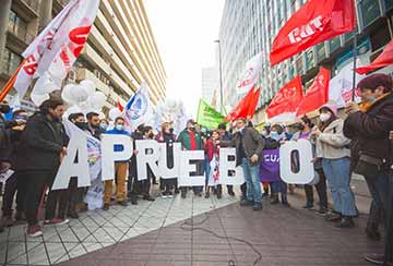 Principales sindicatos y organizaciones de trabajadoras y trabajadores del país firman declaración de apoyo