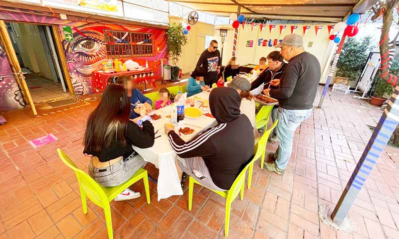 Jóvenes y sus familias dan inicio a celebración de Fiestas Patria en Centro Semicerrado de Rancagua