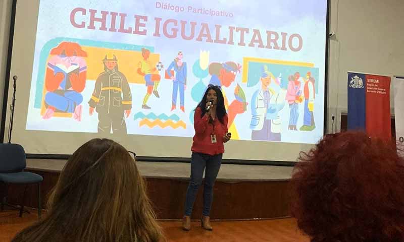 Diálogo participativo Chile igualitario reúne a dirigentas sociales para discutir problemáticas de género